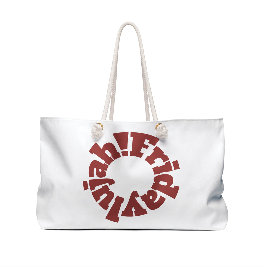 Fridaylujah Weekender Bag – Funny End‑of‑Week Travel Tote