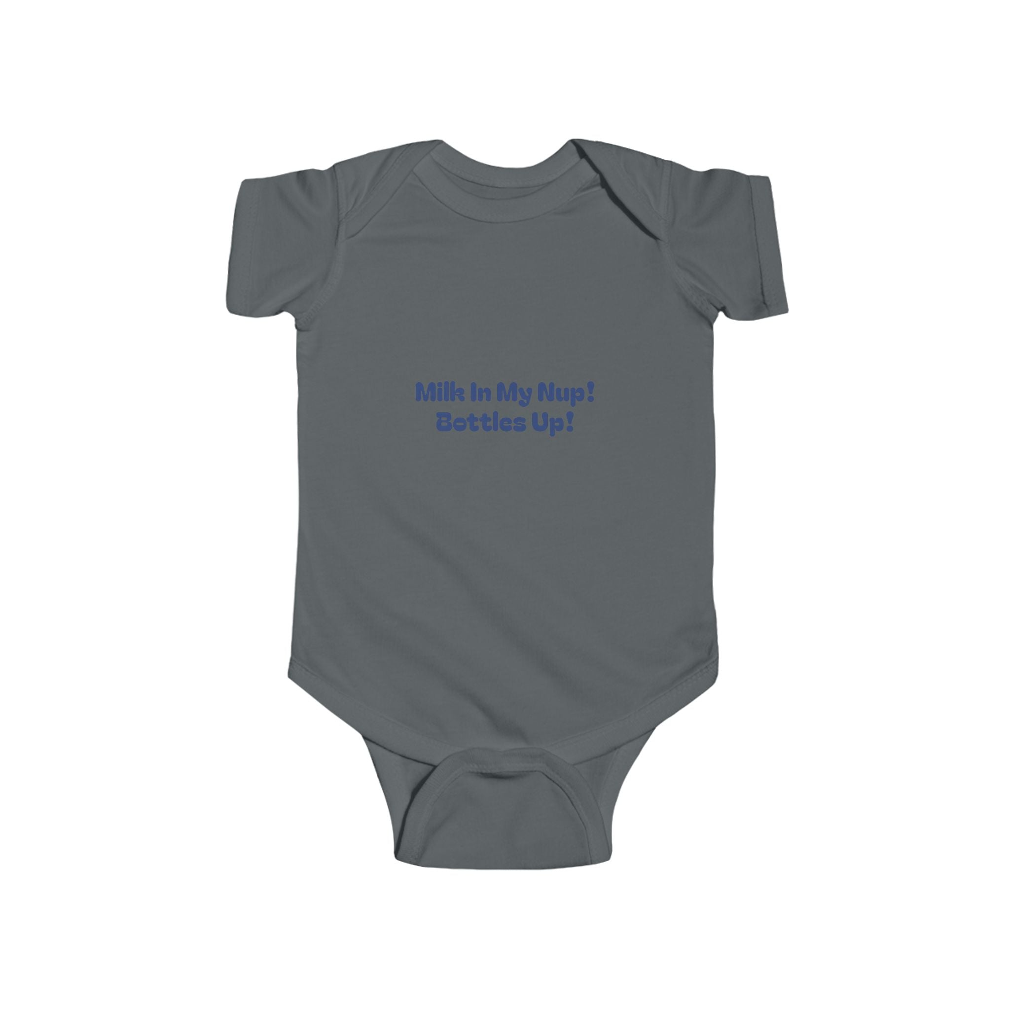 Milk In My Nup! Bottles Up! Infant Fine Jersey Bodysuit
